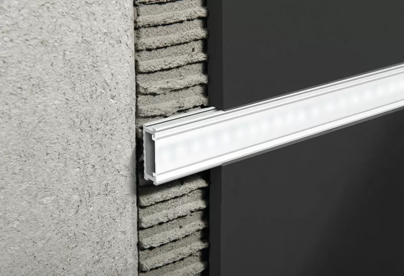 PIAL 17 - Вставка из поликарбоната для LED подстветки PROSTAIR LED 52,5х43,5 мм, длина 2700 мм
